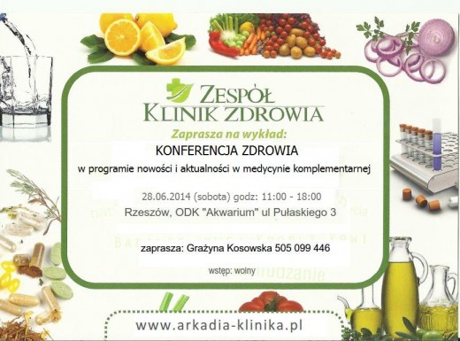 Zdrowie Konferencja - Arkadia Klinika Rzeszów