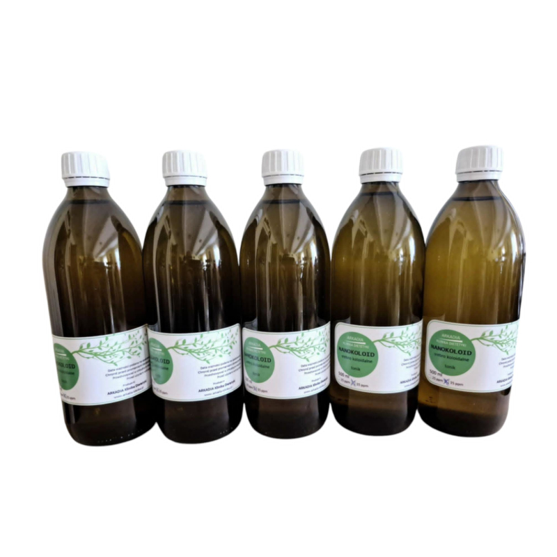 Srebro koloidalne 0,5L 5szt