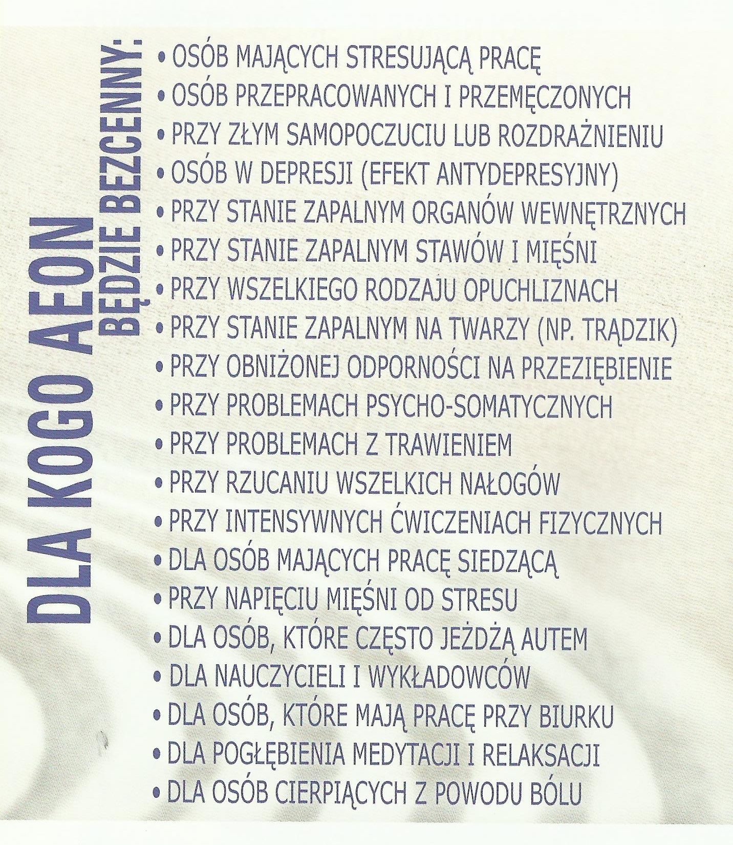 Aeon redukcja stresu - Arkadia Klinika Rzeszów